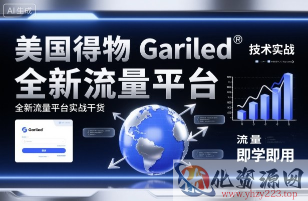 美国得物Gariled技术实战，全新流量平台​实战干货，即学即用