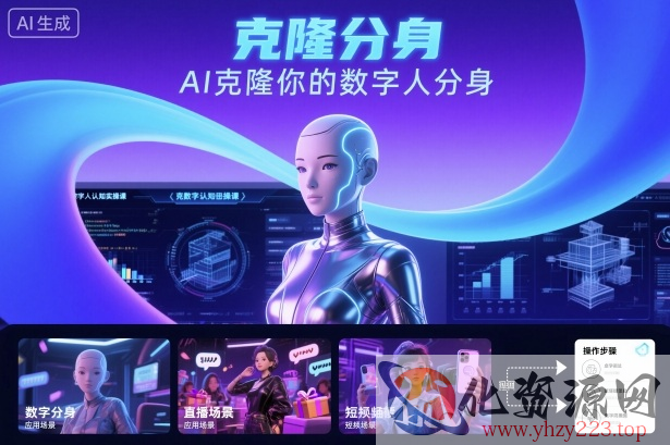 AI数字人认知实操课，克隆你的数字人分身