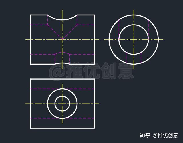 机械制图相贯线画法图片