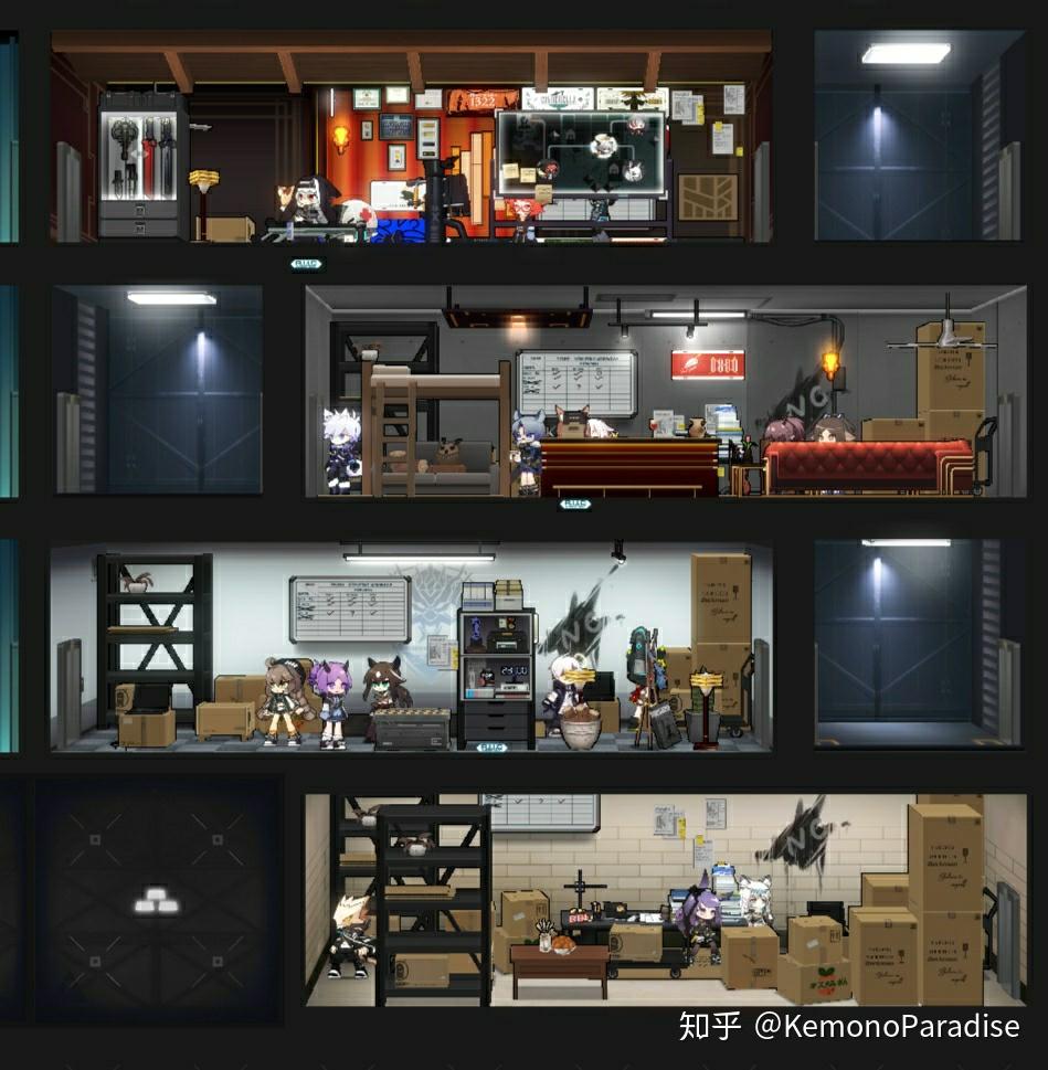 你们明日方舟基建宿舍都有哪些鬼才装修