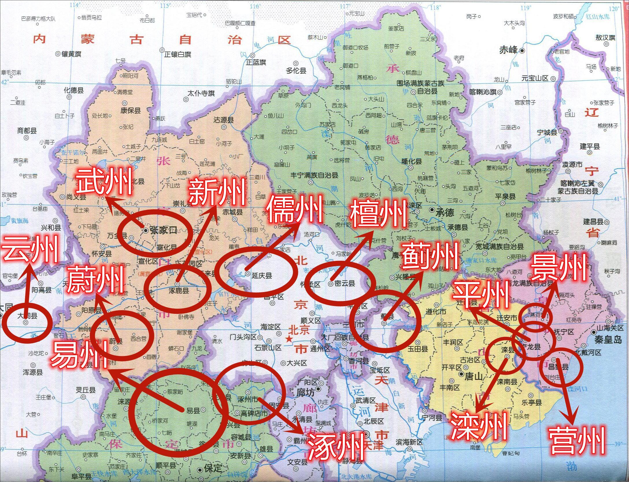 燕云十六州是现在的那里