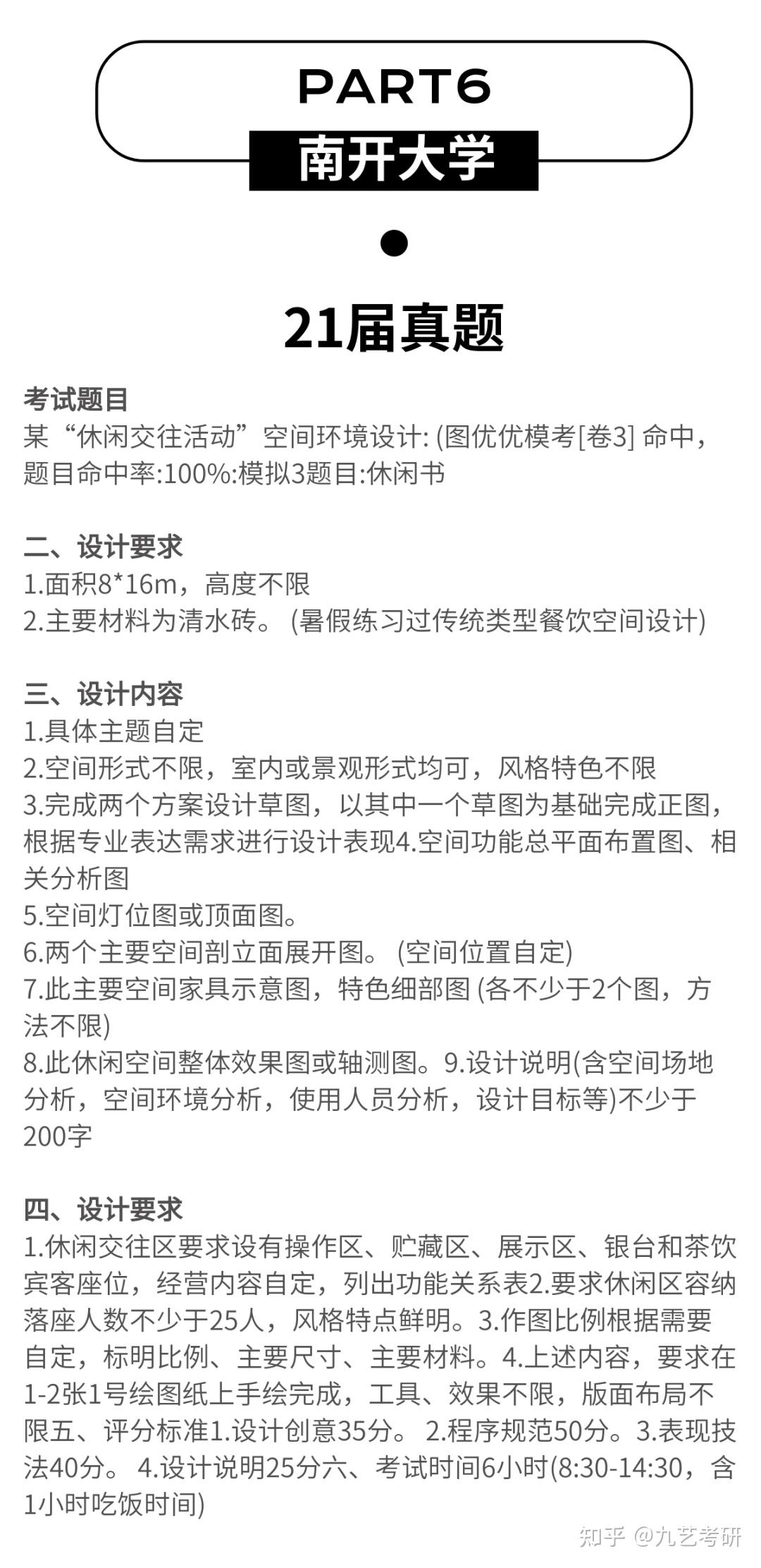 【快题干货系列】环艺设计往年真题合集 - 知乎