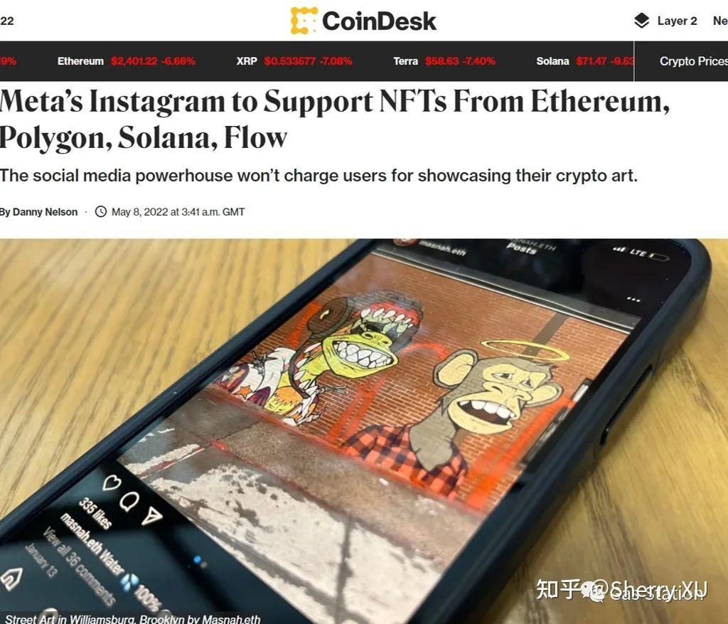 Instagram计划开启NFT；帕劳共和国数字身份证获BAYC授权；比特币在葡萄牙买房；Under Armour 将打造NFT - 知乎