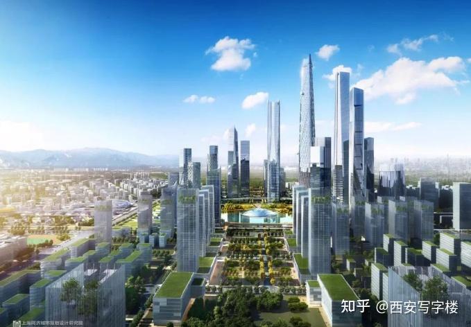 西安高新三期——未来之瞳,有哪些甲级企业办公大楼? - 知乎