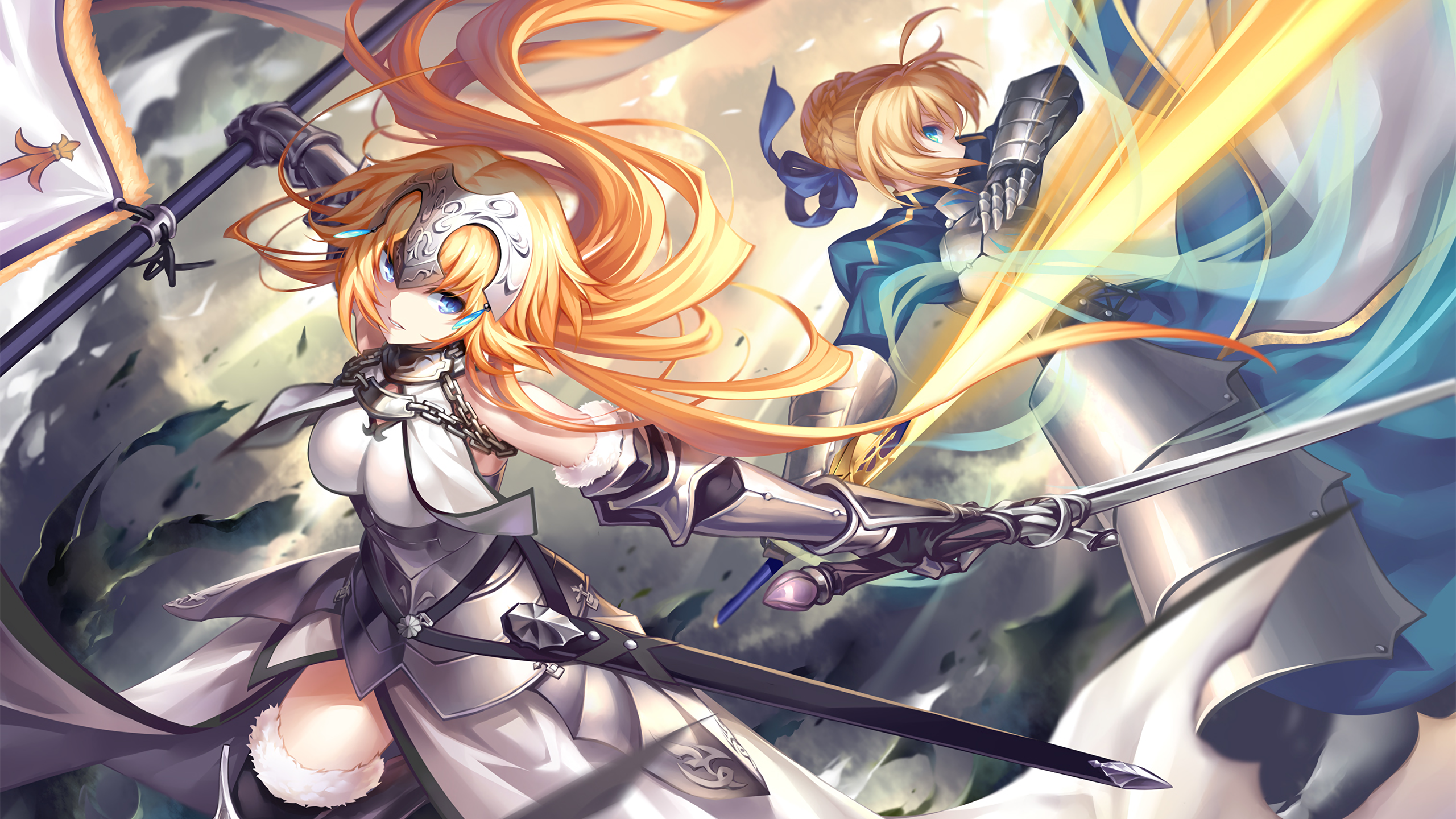 求saber这几张壁纸原图