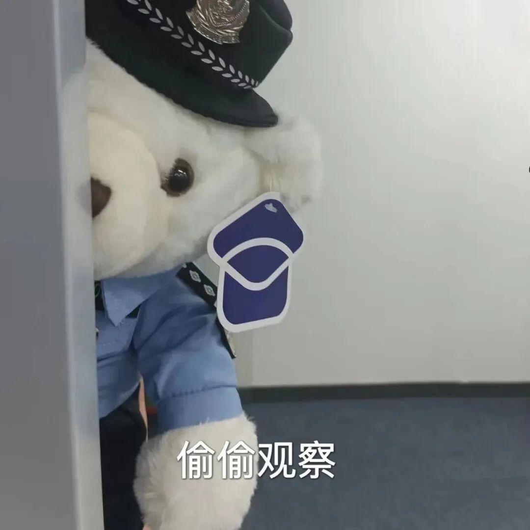警察小熊专属表情包