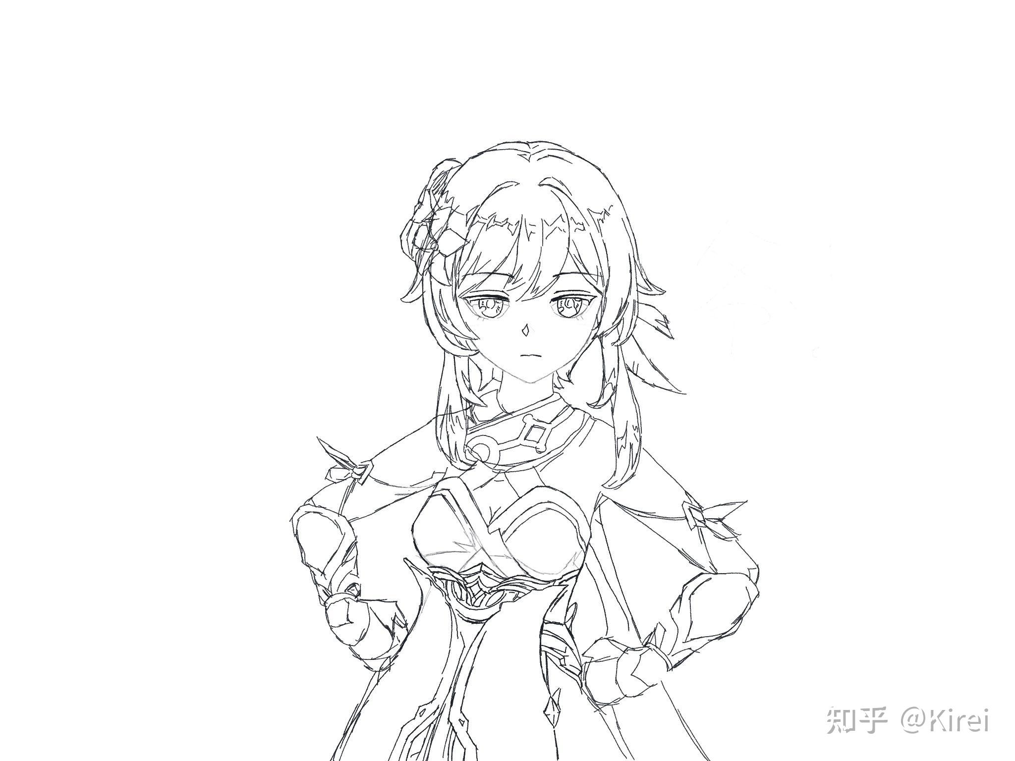 你为《原神》游戏创作过哪些同人绘画作品? - 知乎