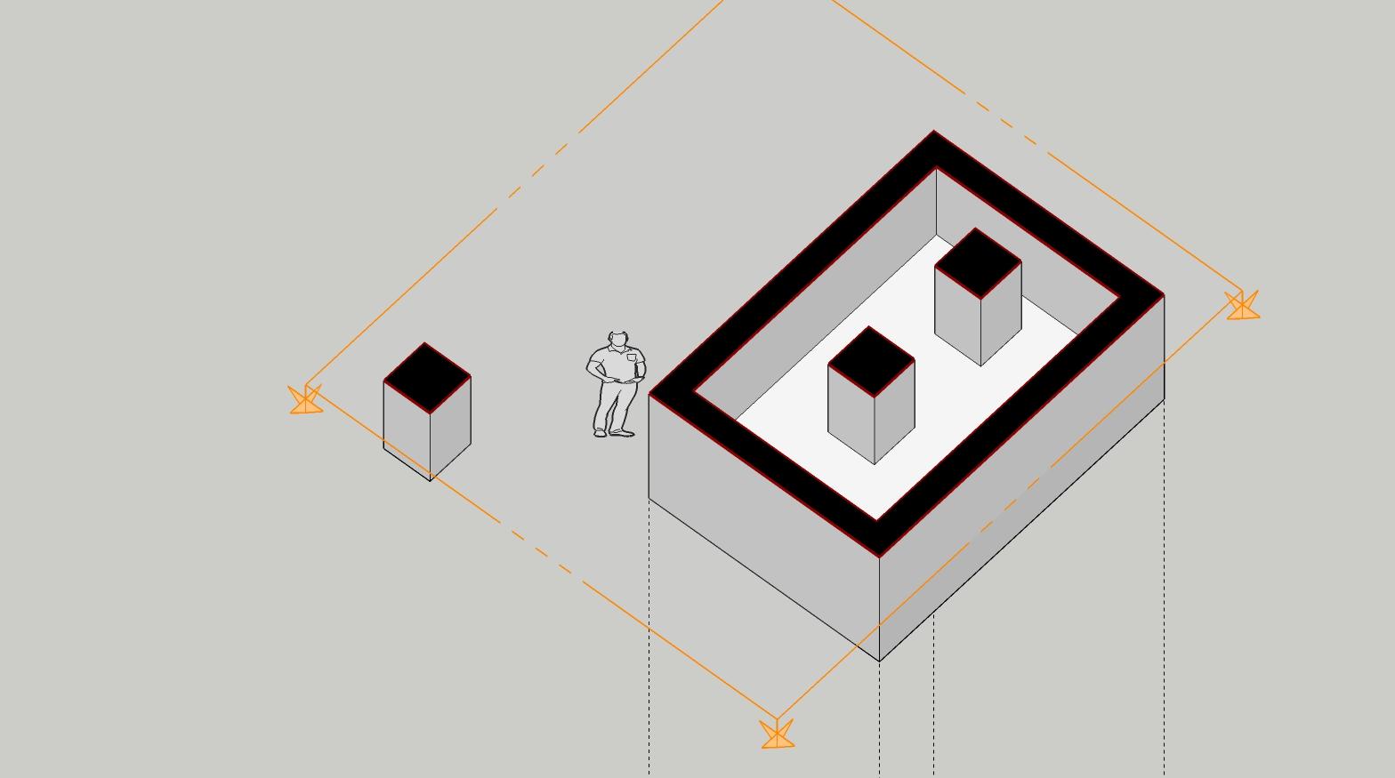 如图,su剖切怎样才能不剖参考线? - 知乎