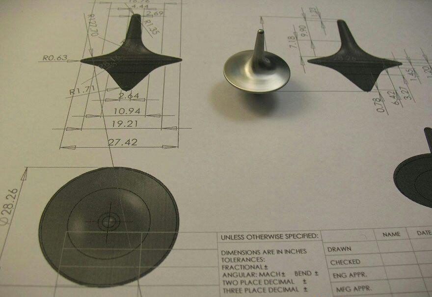 盗梦空间陀螺的完整图纸?