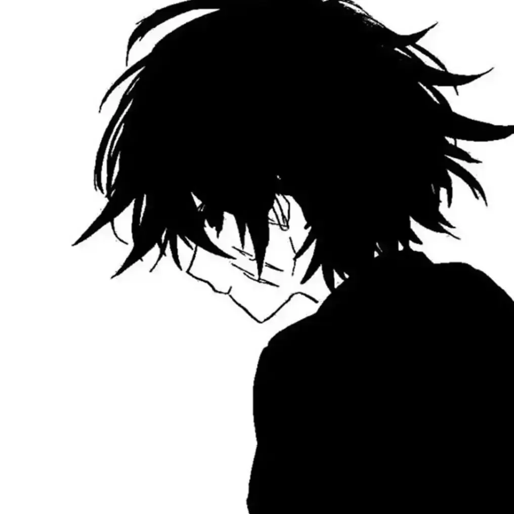 有没有黑白的男生头像,动漫?