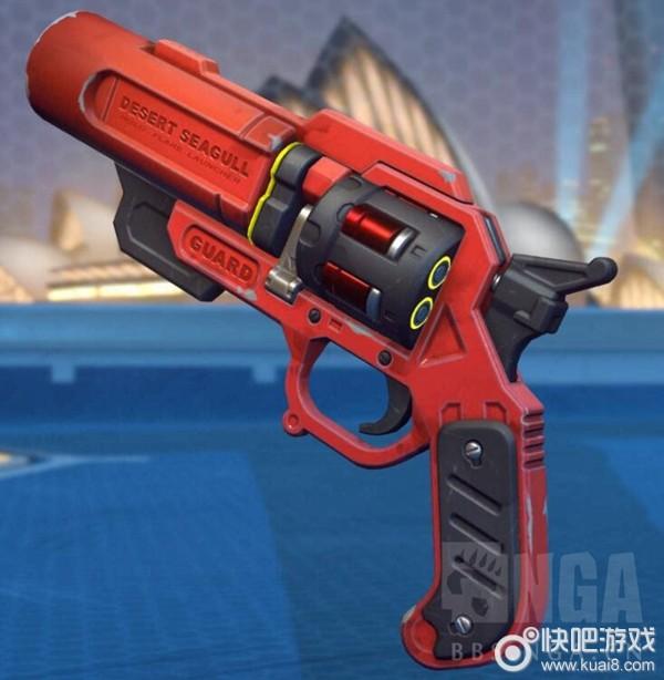 求问守望先锋麦克雷沙滩游侠的皮肤所使用的枪是什么型号的现实中有