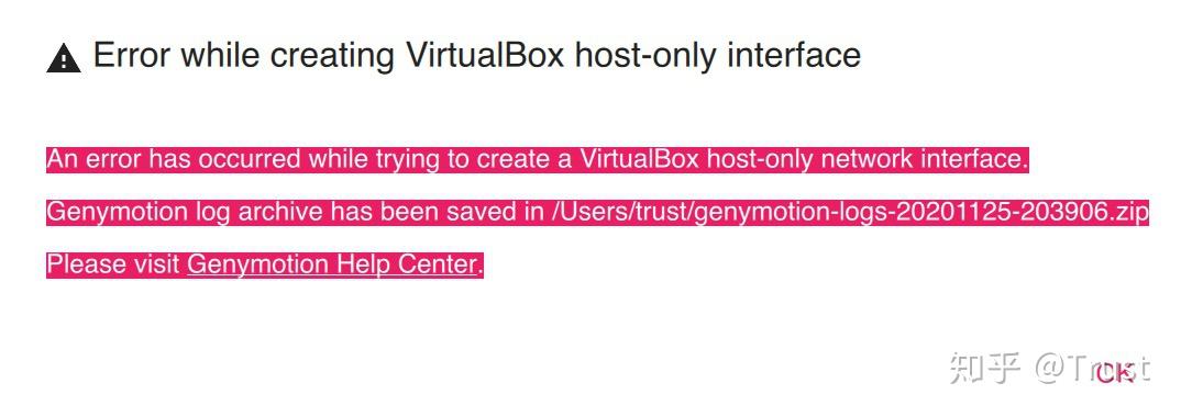 Genymotion for Mac VirtualBox host-only - 知乎