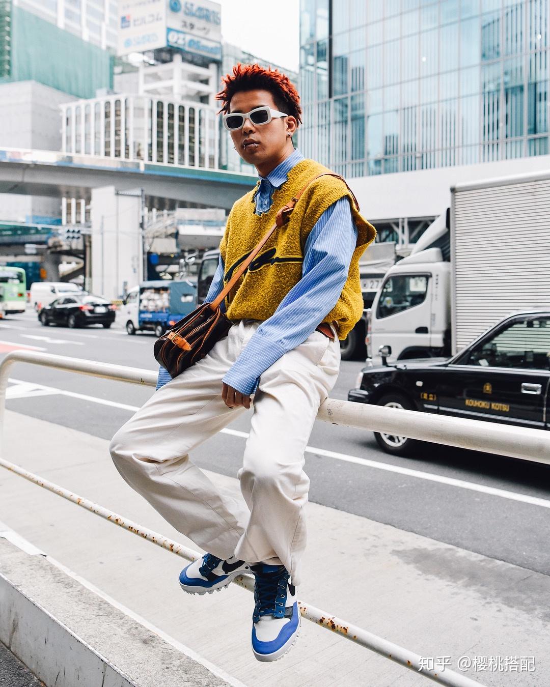 aj中帮小蓝白170男生怎么搭配