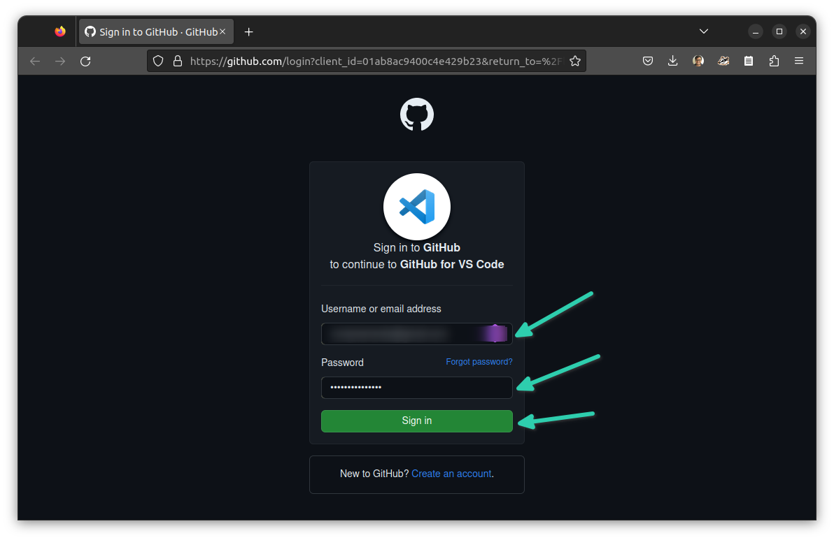  github vs code linux 