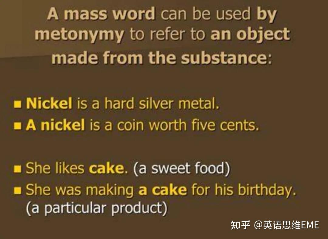 可数名词与不可数名词的本质区别 - 知乎