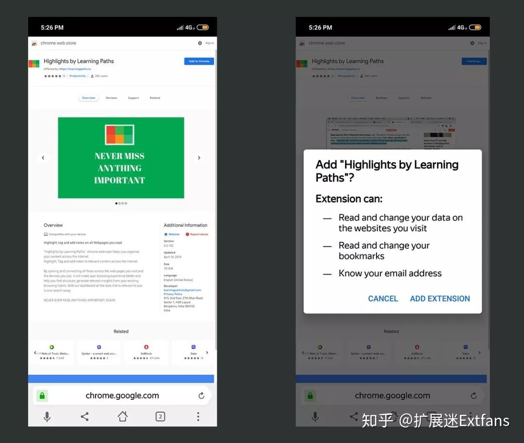 在手机浏览器上安装Chrome扩展的方法，你们都用上了吗？ - 知乎