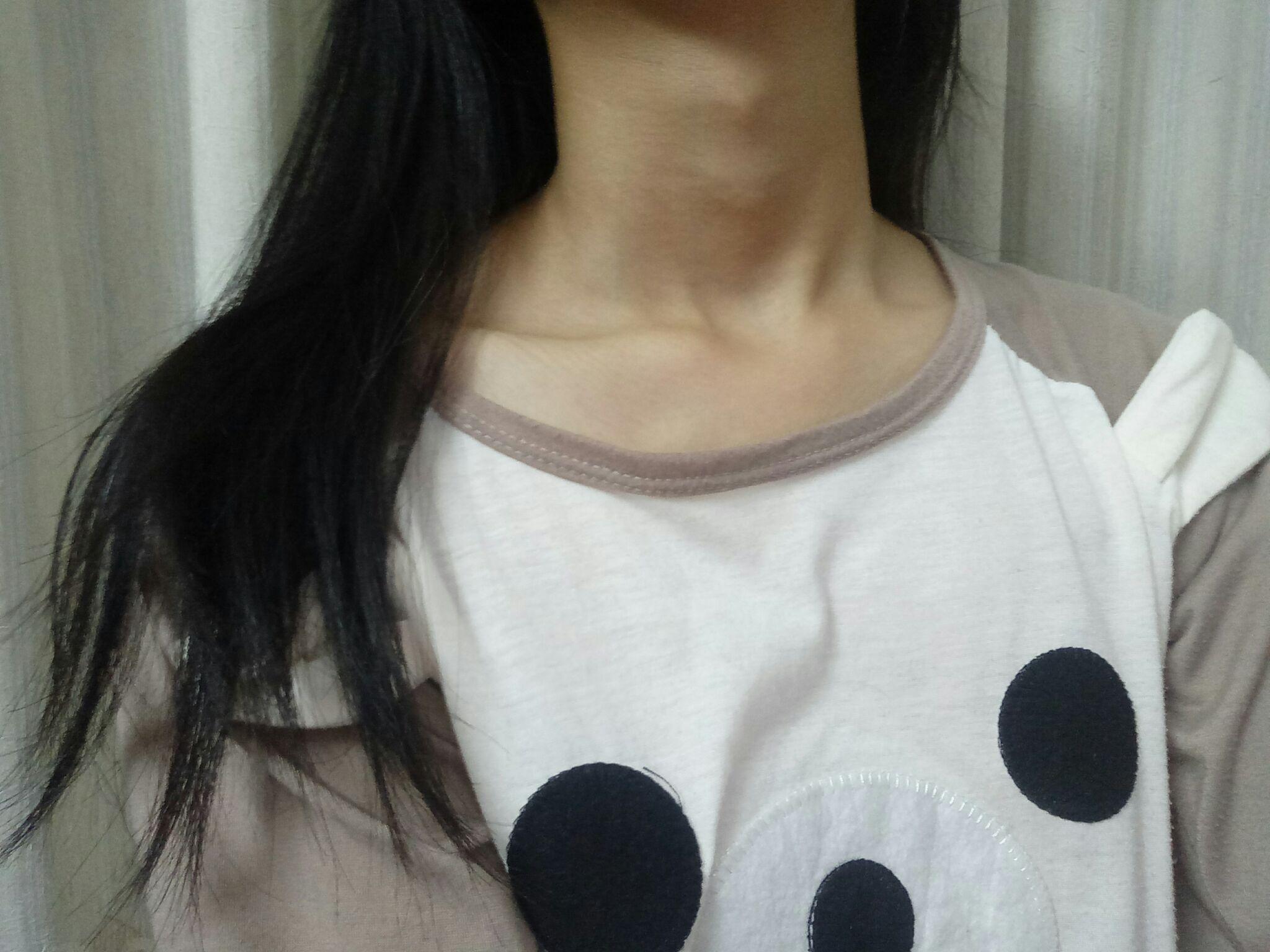 女生喉结位置图片图片