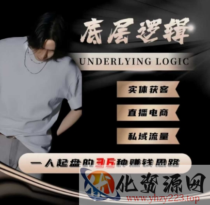 一个人起盘的底层逻辑，私域流量-直播电商-实体获客，一人起盘的36种賺钱思路