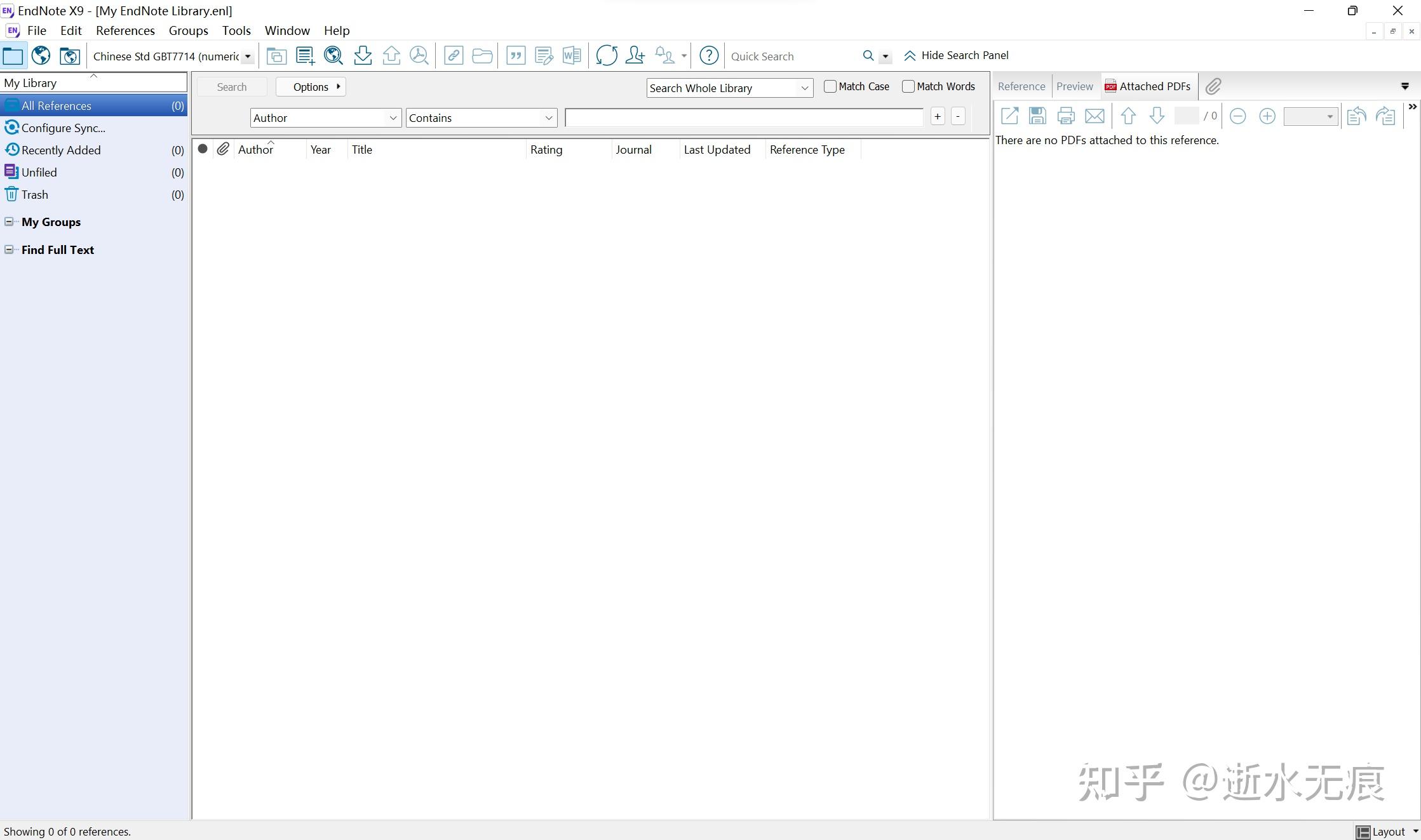 My Endnote EndNote X9教程(一)—软件简介以及文献数据库创建 - 知乎