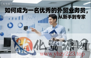 如何成为一名优秀的外贸业务员，从新手到专家