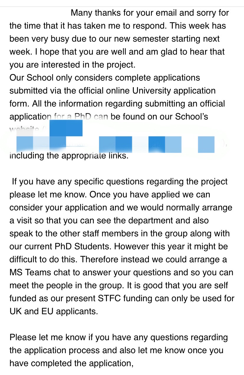 英国的PhD套瓷，收到老师这样回复，有戏吗？ - 竹竹的键键的回答- 知乎