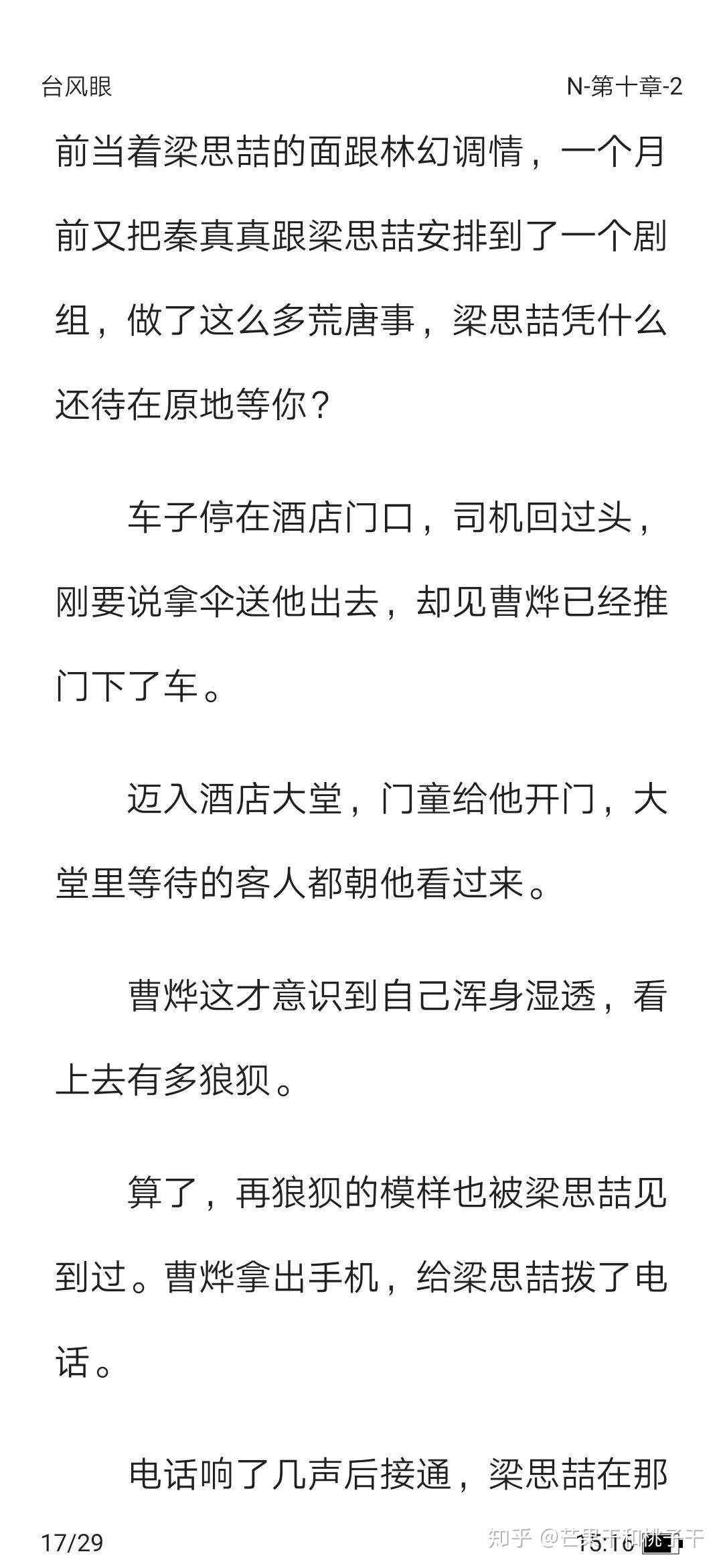 如何评价潭石小说台风眼