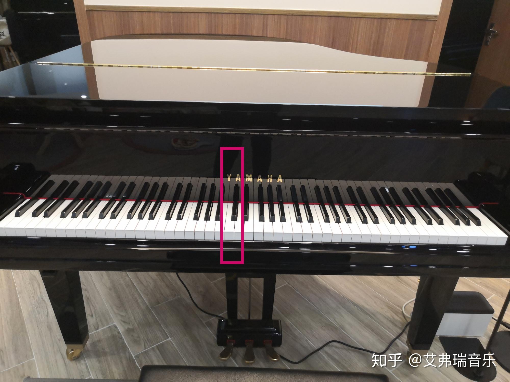 钢琴的中央 C 键的从左边数起第几个白键？ - 知乎