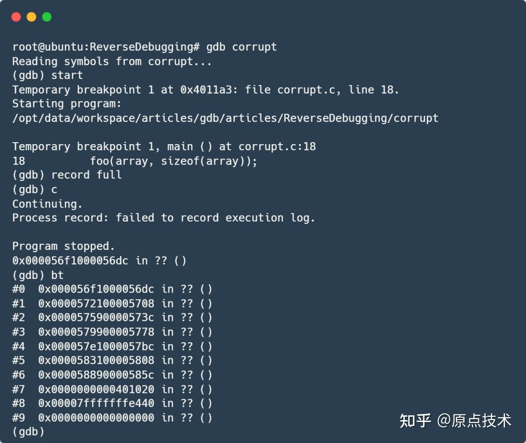 Gdb Rsp GDB反向调试:让程序逆序执行,代码调试原来这么简单!体验时光旅行的快感! - 知乎