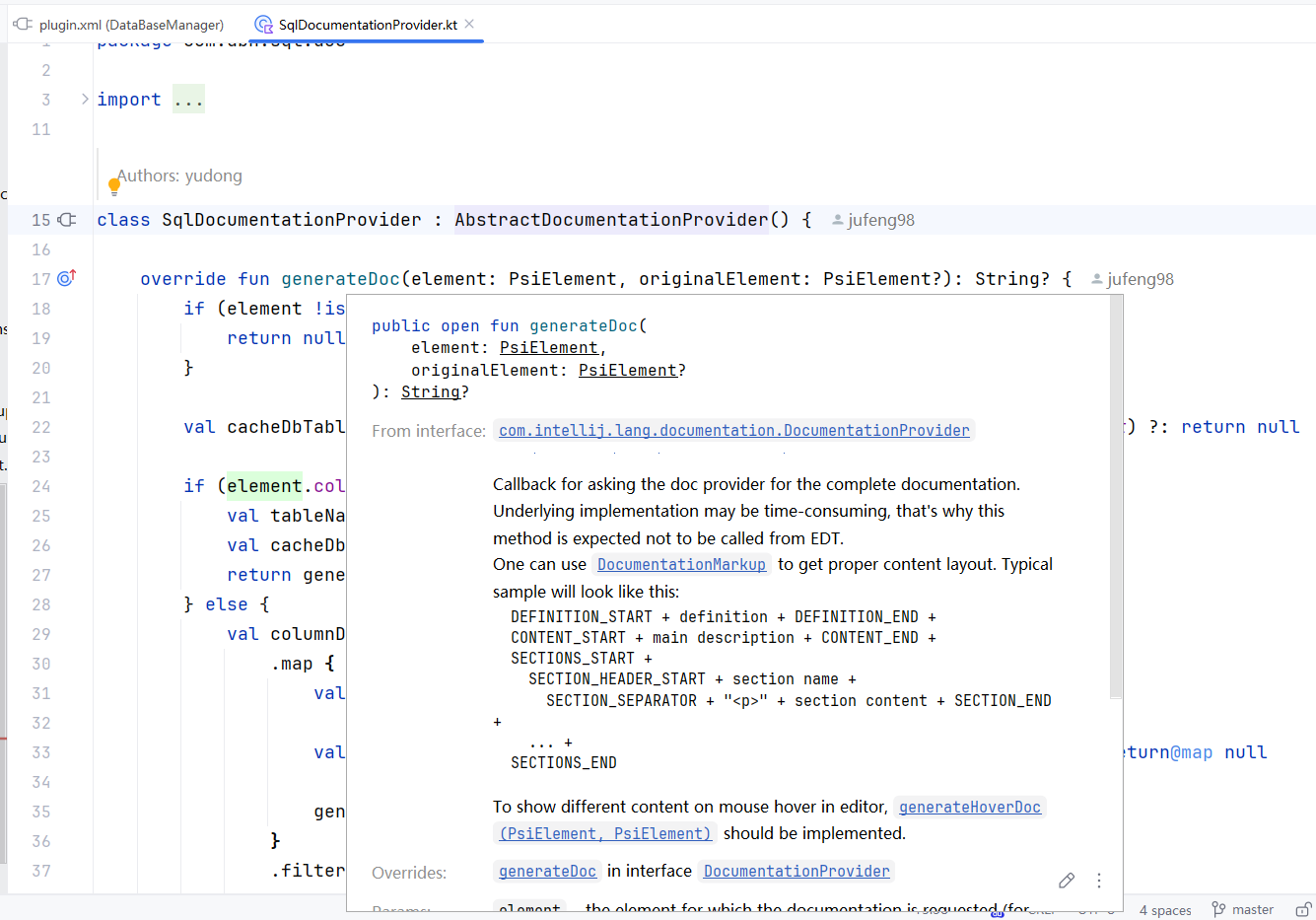 IntelliJ IDEA插件开发自定义语言支持实战第十一讲：Documentation（文档提示） - 知乎