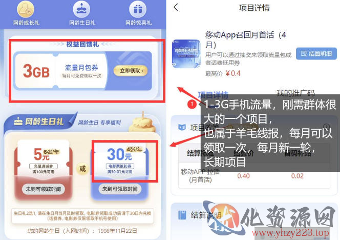 手机流量领取推广_每月一轮，刚需类的长期项目