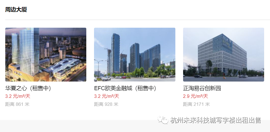 杭州未来科技城爱力中心写字楼办公室出租租金：3.3~3.6 元/m²/天招商电话：15355041051 - 知乎
