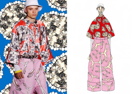 衣服上的印花图案是如何设计的,是通过什么技术手段制作出来的?