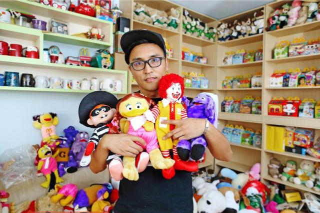 Philippine collector amasses super-sized collection of fast-food toys