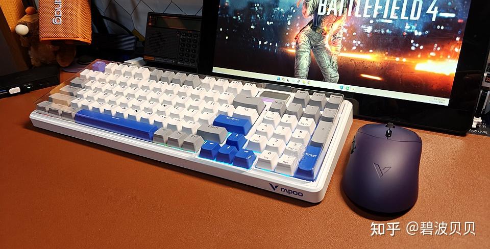 雷柏V700DIY98+VT9MAX键鼠组合:持久畅玩手感与智能兼备全能搭档
