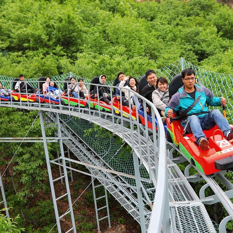 单轨滑车轨道滑车无动力景区滑道免费看场地