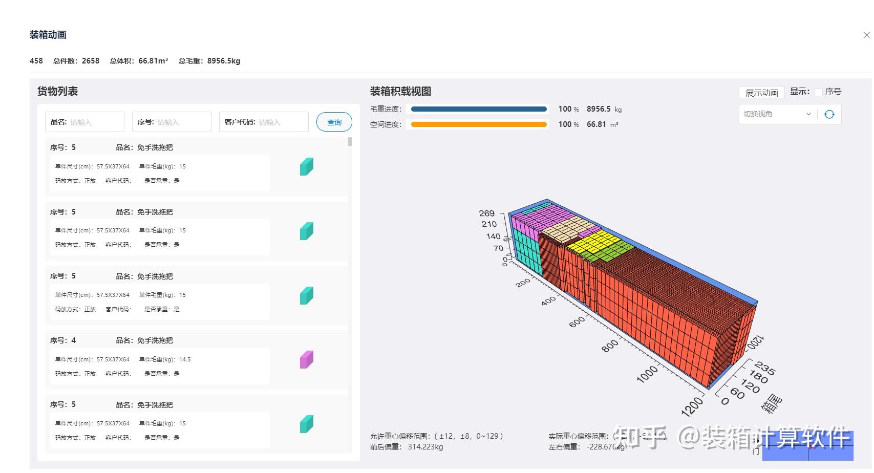 外贸集装箱货柜装柜方案计算教程 - 知乎