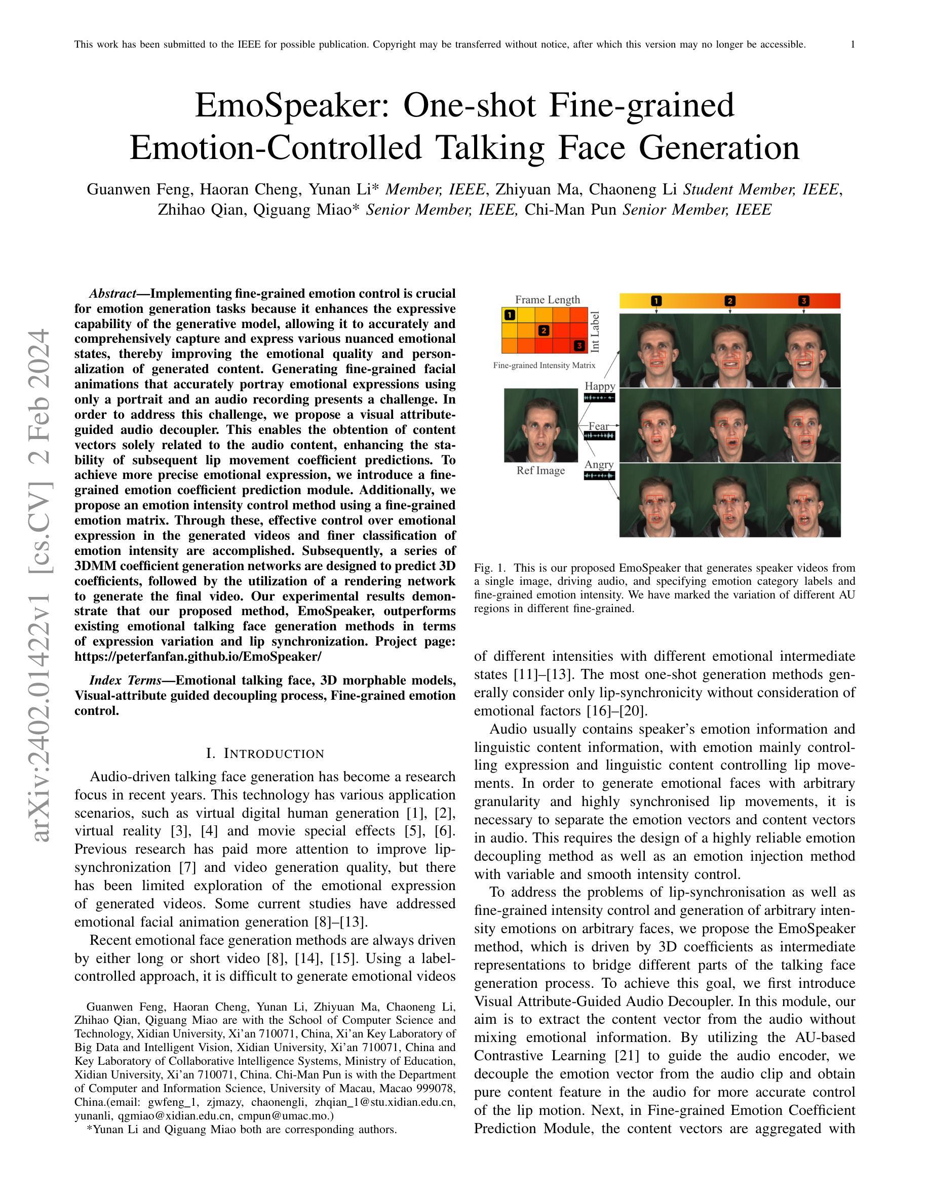 Talking Head Generation