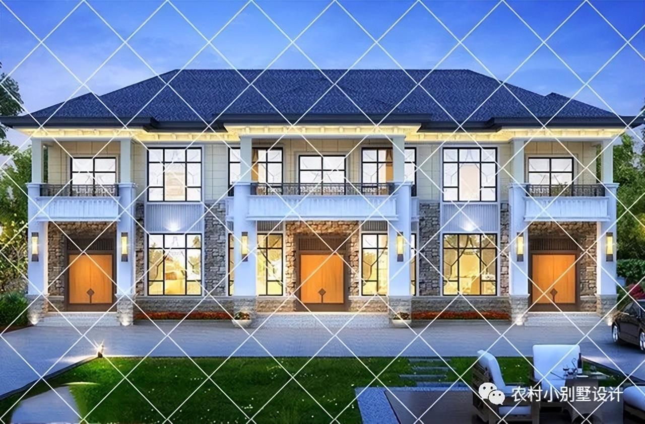 兄弟双拼别墅怎么建比较划算,24套农村双拼自建房别墅省钱又有面子 - 知乎