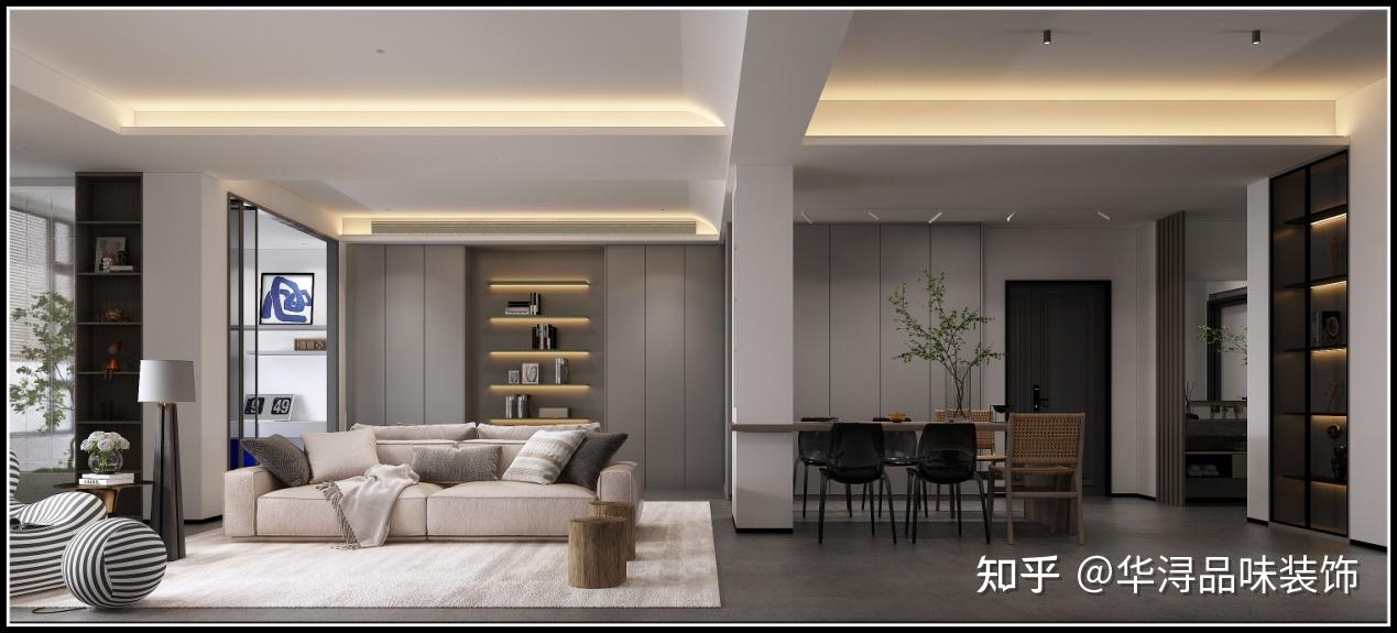 290㎡现代简约复式，营造温馨又富有清新气息的家 - 知乎