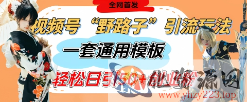 视频号“野路子”玩法，评论区疯狂截流，一套模板单日单号引流50+创业粉