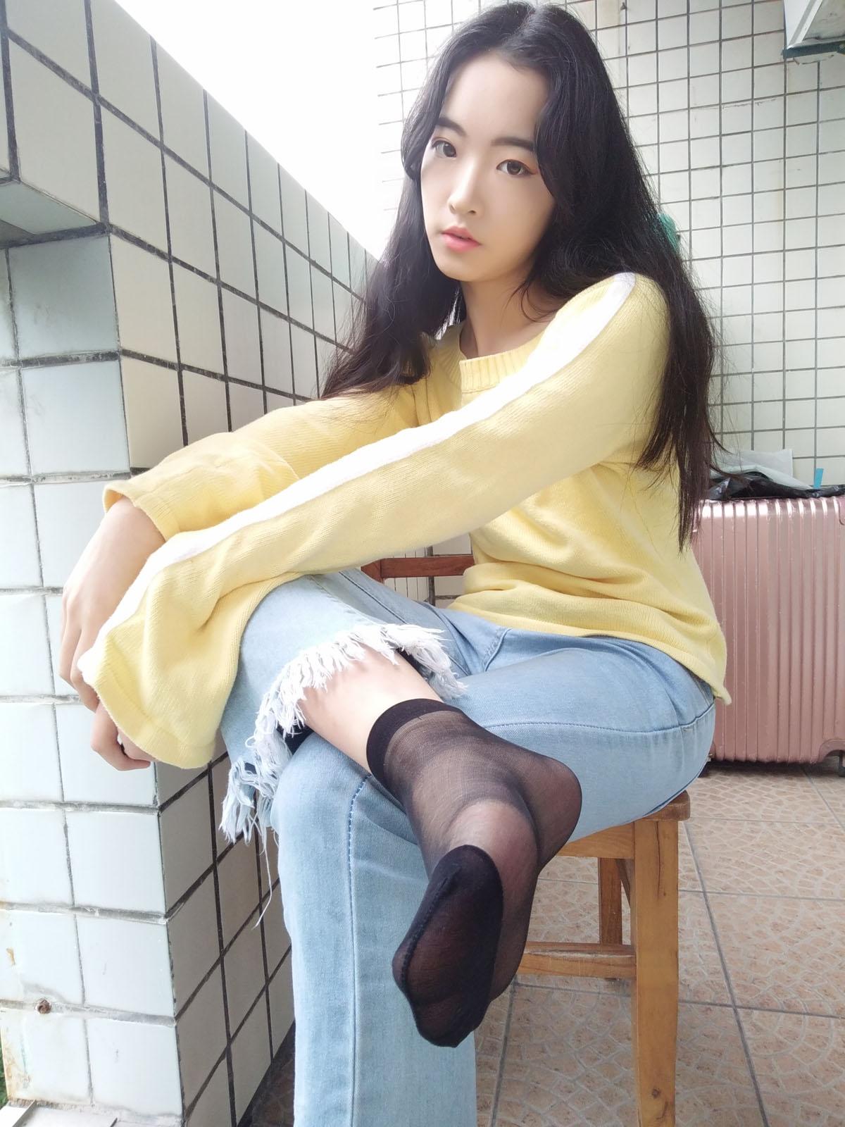 图片[5]-[合集]学妹校园寝室丝短袜美脚全套42期，大小8.38G-佳人吧