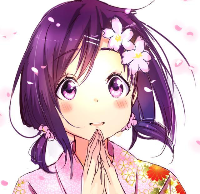 美少女动漫大头贴:气质非凡,秀而不媚的二次元小姑娘!