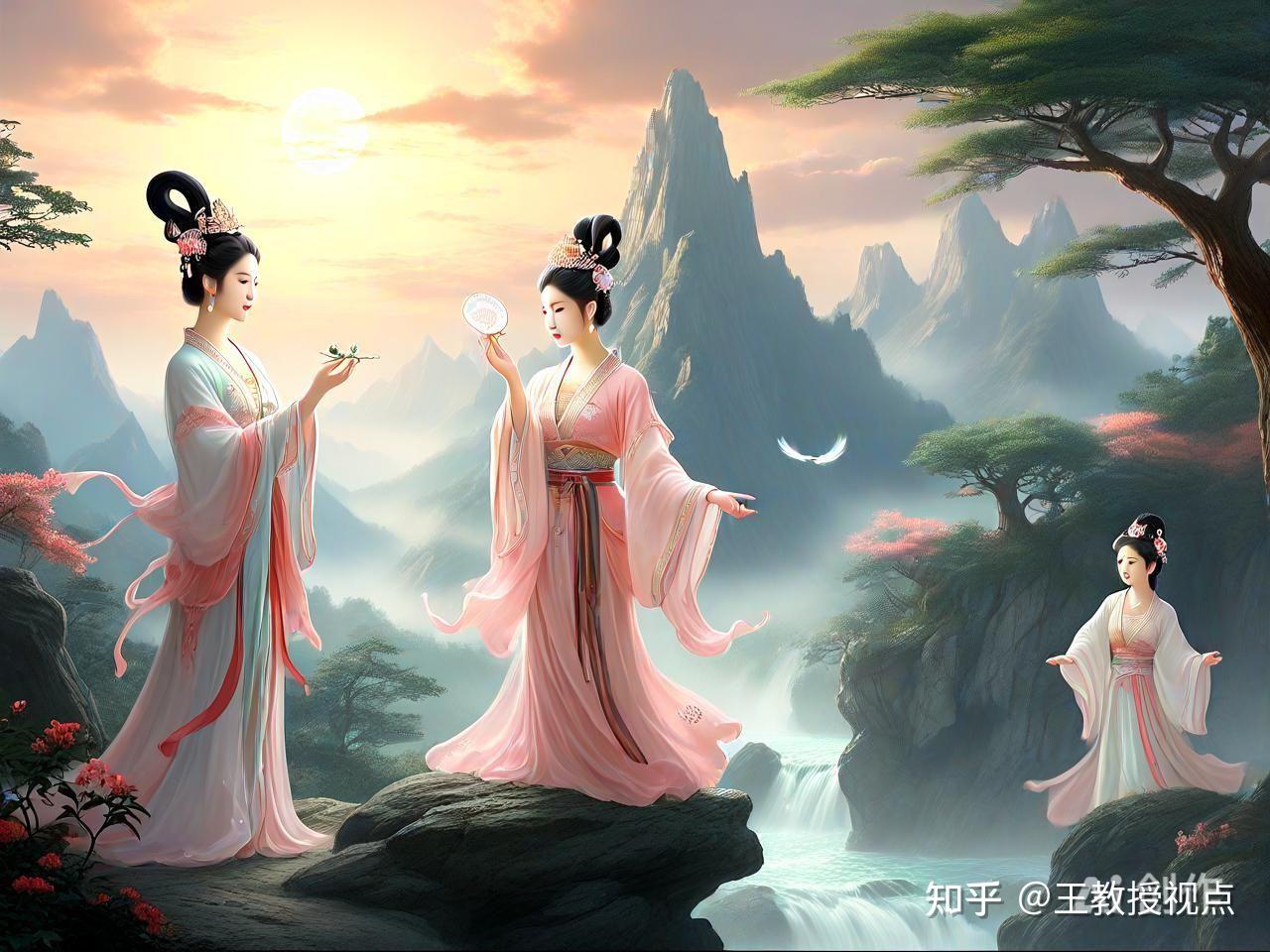 中国古代仙境里的仙女们欣赏：超凡脱俗的绝美风华 - 知乎