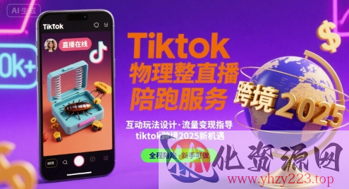 Tiktok物理整蛊直播陪跑服务-tiktok跨境2025