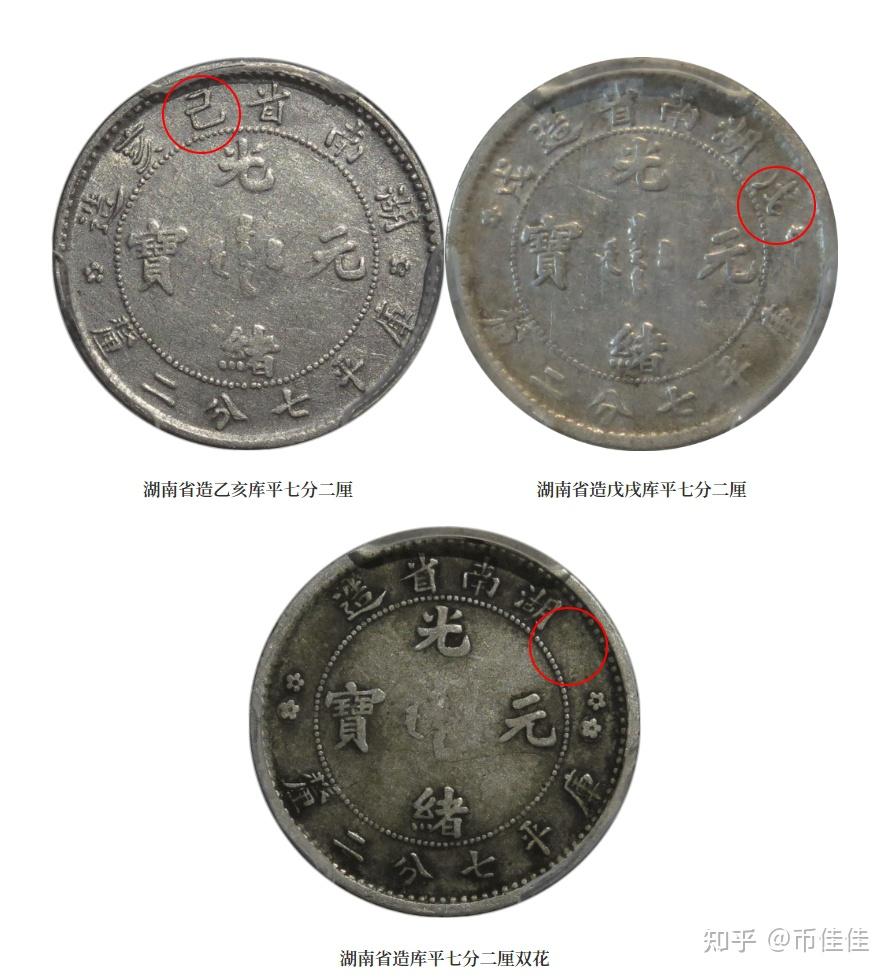 光绪元宝湖南省造七分二厘4个币版特征及拍卖市场价格行情- 知乎