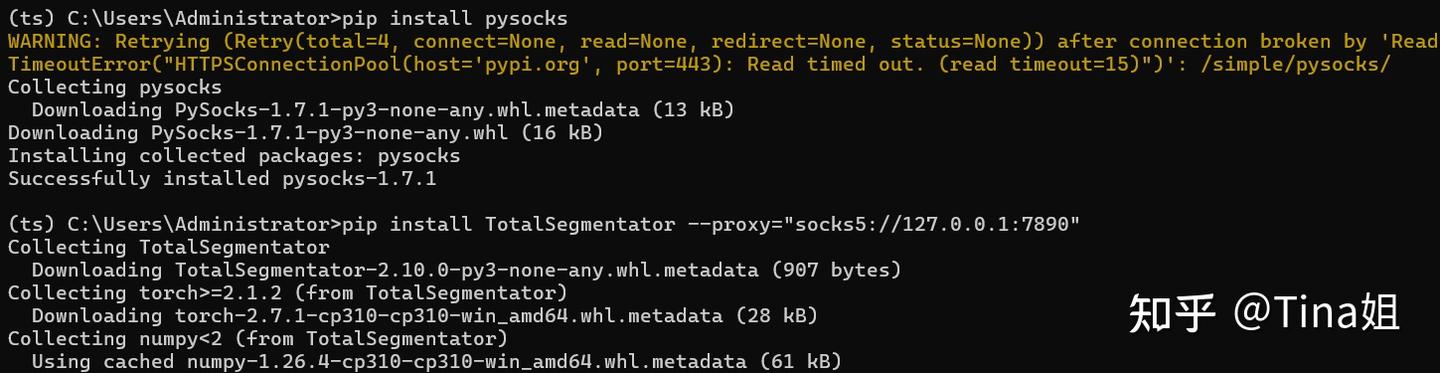 failed when install using 'pip install git+https:... 解决pip install 代理出错问题 - 知乎
