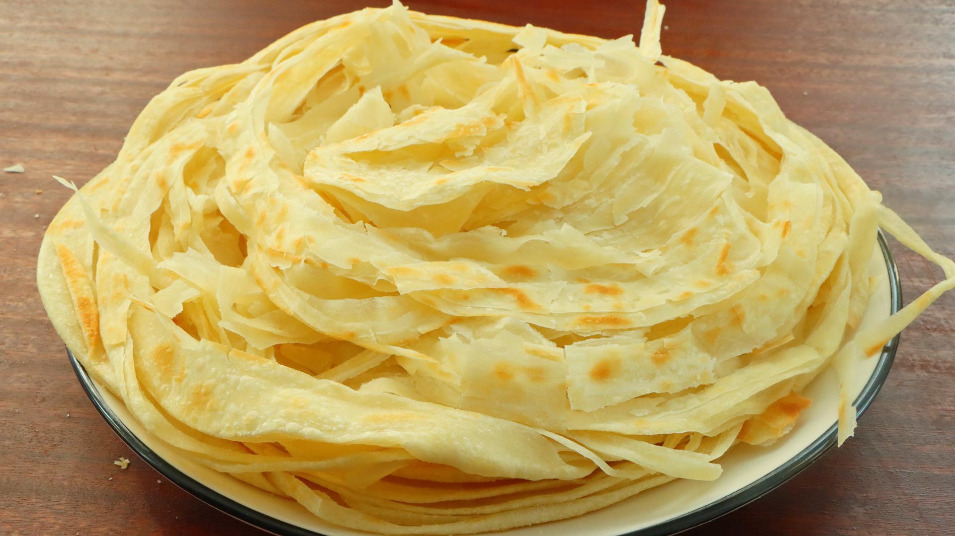 千层手抓饼传统农家做法酥香脆口不油腻越吃越上瘾