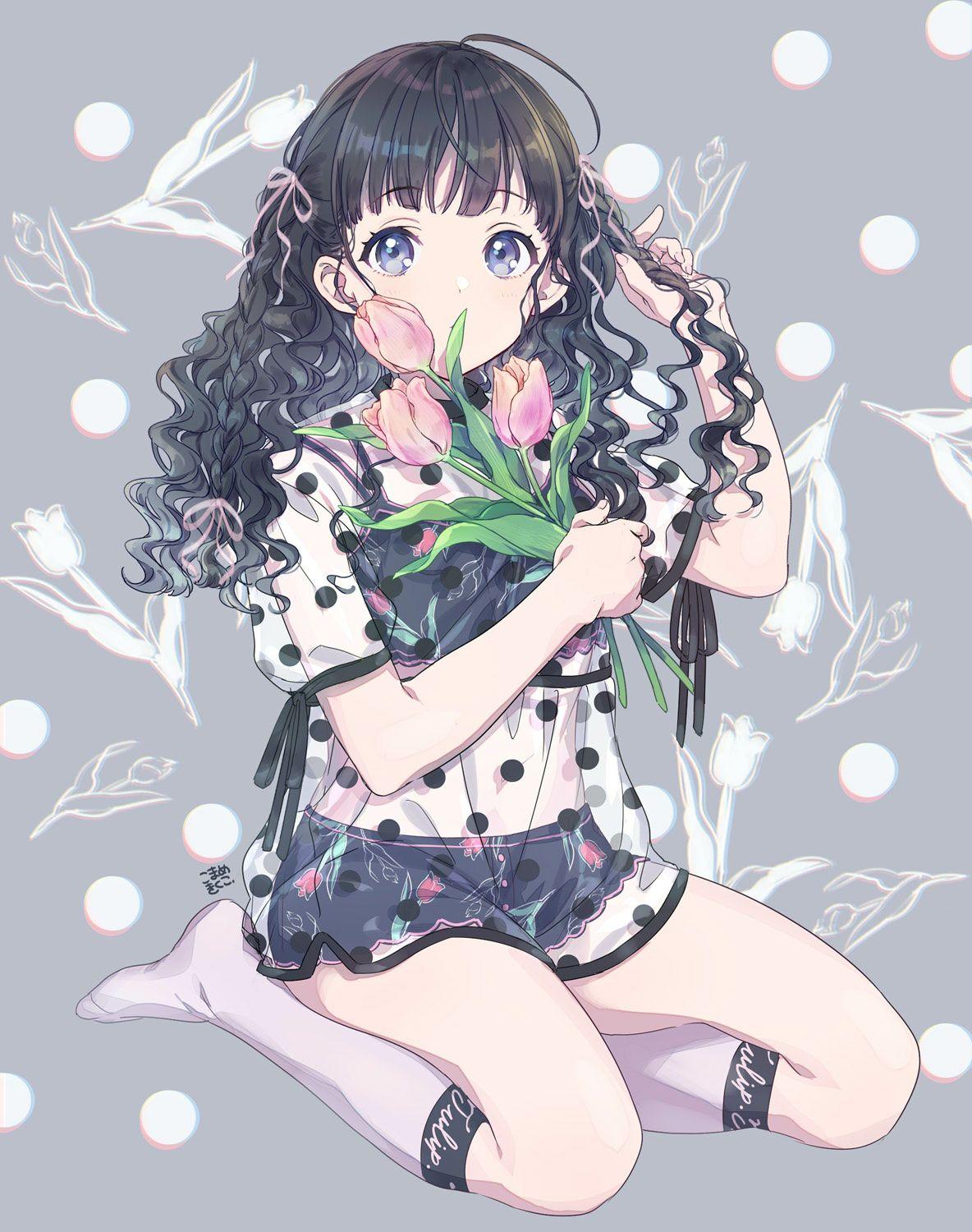 求好看的长卷发动漫女头