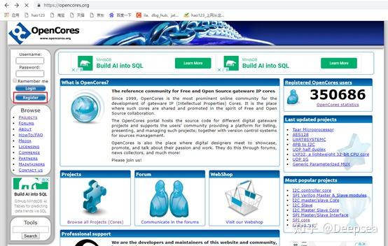 Open Core Website OpenCores全功能账户注册攻略 - 知乎