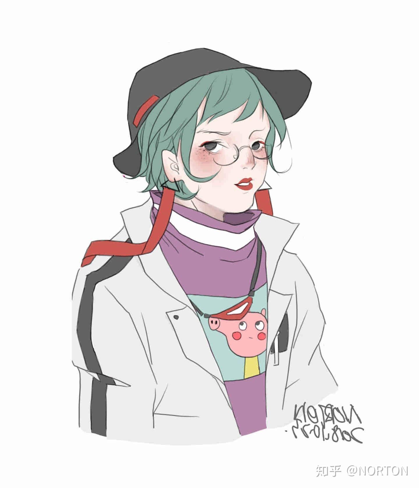 绘圈歪嘴画风(网红画风)到底是什么? - 知乎